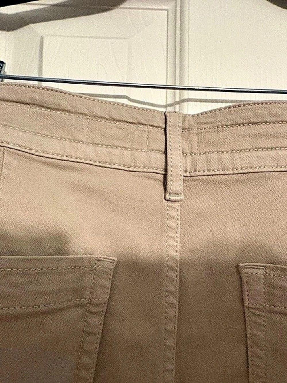 J. JILL Wide-Leg Denim Crops 💙 Khaki | Size 10 | Like New - Picture 7 of 14